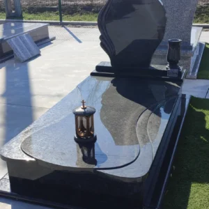 Egyszemélyes sírkő - Steel Grey